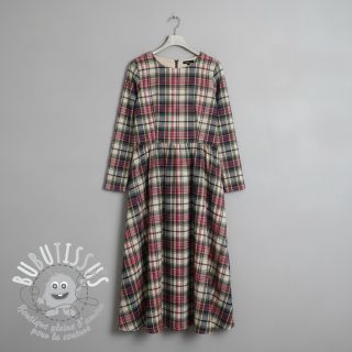 Tissu coton YARN DYED CHECK BRUSHED pickle