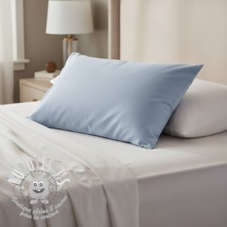 Tissu Popeline de coton baby light blue