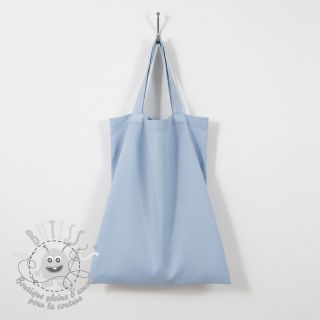 Tissu Popeline de coton baby light blue