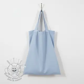 Tissu Popeline de coton baby light blue