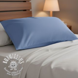 Tissu Popeline de coton dark sky blue