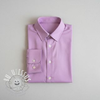 Tissu Popeline de coton rose lilac