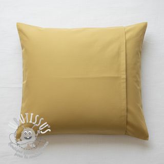 Tissu Popeline de coton mustard