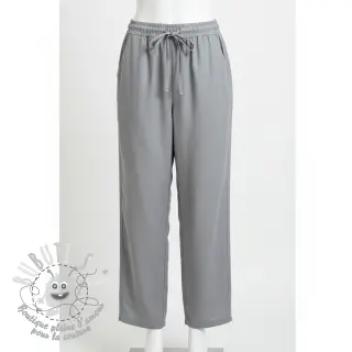Tissu Popeline de coton metal grey