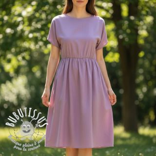 Tissu Popeline de coton rose wood