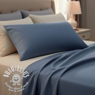 Tissu Popeline de coton jeans