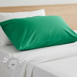 Tissu Popeline de coton emerald