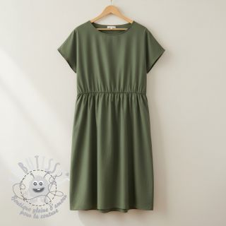 Tissu Popeline de coton pickle