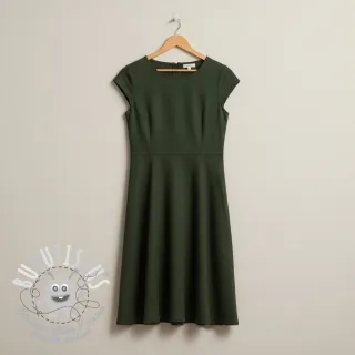Tissu Popeline de coton army green