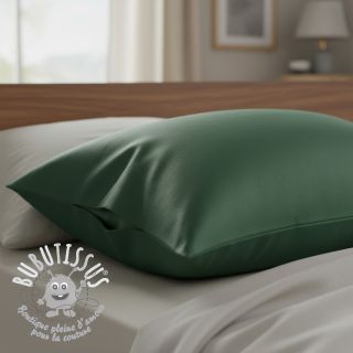 Tissu Popeline de coton dark green