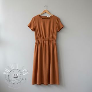 Tissu Popeline de coton rust