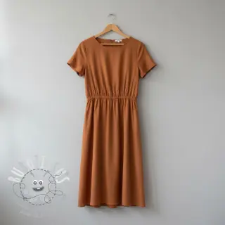 Tissu Popeline de coton rust