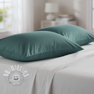 Tissu Popeline de coton dark petrol