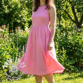 Tissu Popeline de coton light pink