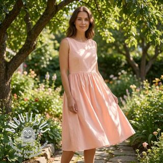 Tissu Popeline de coton light rose