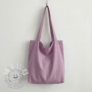 Tissu Popeline de coton lilac