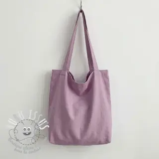 Tissu Popeline de coton lilac