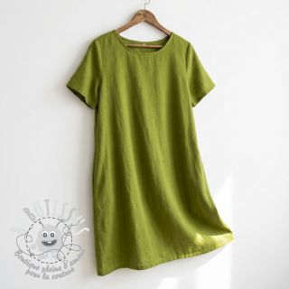 Tissu Popeline de coton green