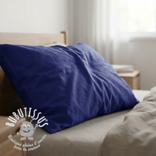 Tissu Popeline de coton dark cobalt