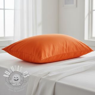 Tissu Popeline de coton orange