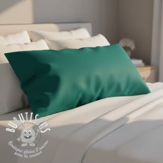 Tissu Popeline de coton petrol