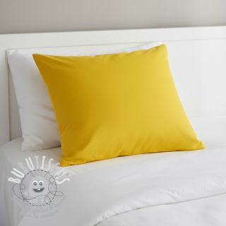 Tissu Popeline de coton lemon