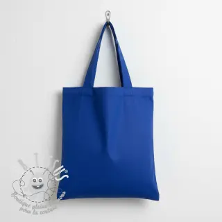 Tissu Popeline de coton cobalt