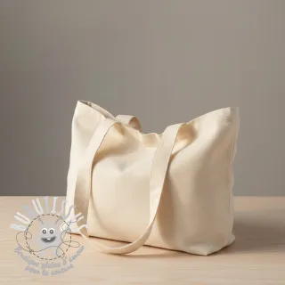 Tissu Popeline de coton ecru