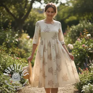 Tissu coton EMBROIDERY Sofia design B