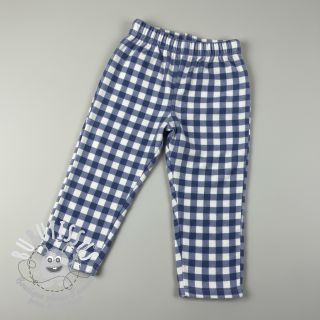 Tissu coton FLANNEL Check blue