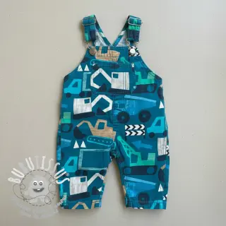 Tissu coton Vehicles petrol digital print