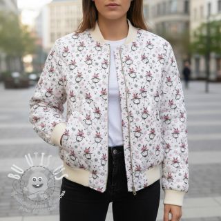 Tissu coton QUILTING Elisabetta rose