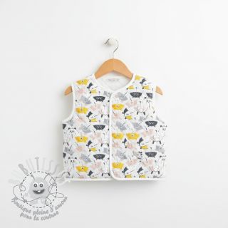 Tissu coton QUILTING Parapluie perle