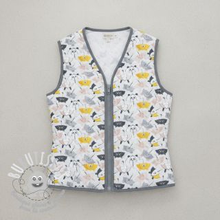 Tissu coton QUILTING Parapluie perle