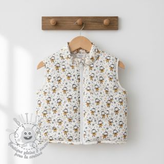 Tissu coton QUILTING Elisabetta jaune