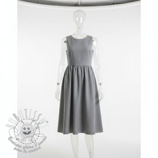 Tissu coton Lin PREMIUM light grey