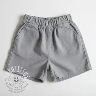 Tissu coton Lin PREMIUM light grey