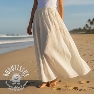 Tissu coton WASHED SIMPLY NATURAL