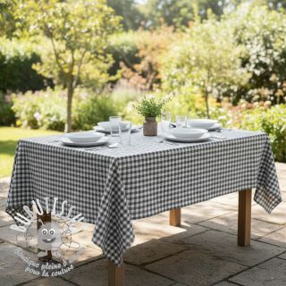 Tissu coton Brigitte gris