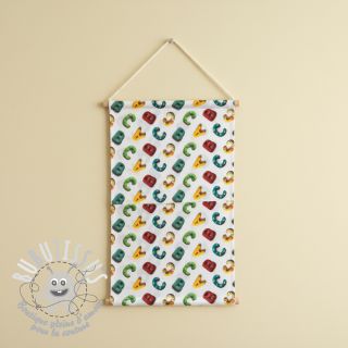 Tissu coton Dino baby design D digital print