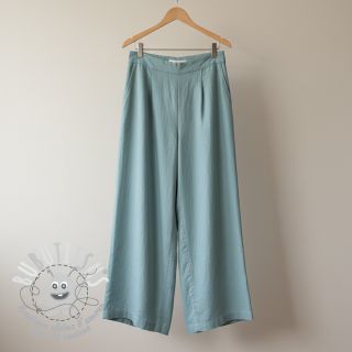 Tissu coton Lin old blue