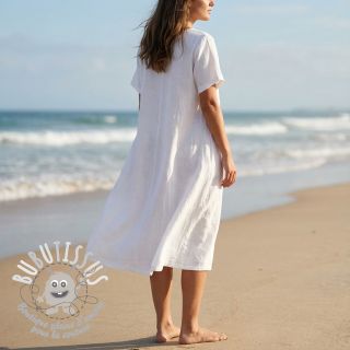 Tissu coton Lin off white