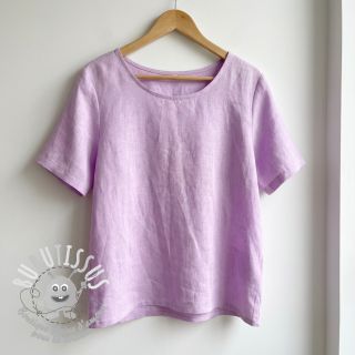 Tissu coton Lin lilac