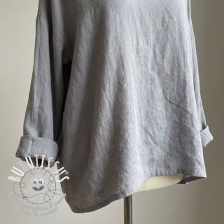 Tissu coton Lin grey