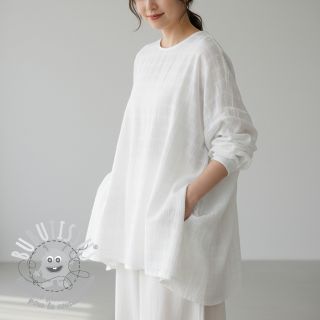 Madeira embroidery DOBBY Square white