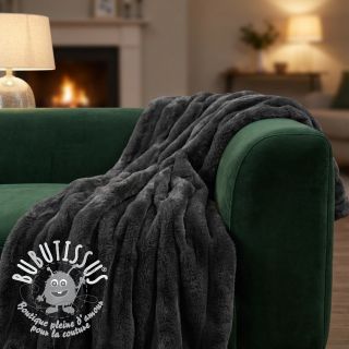 Fourrure Barracuda fusain