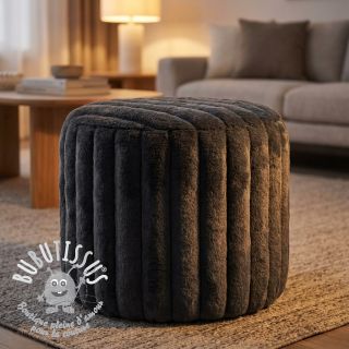 Fourrure Barracuda fusain