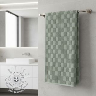 Éponge Checks green