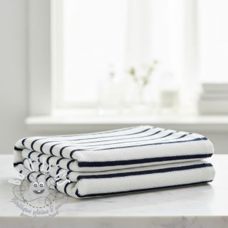 Éponge YARN DYED Stripe SMALL dark blue