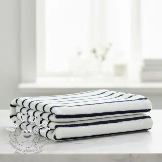 Éponge YARN DYED Stripe SMALL dark blue